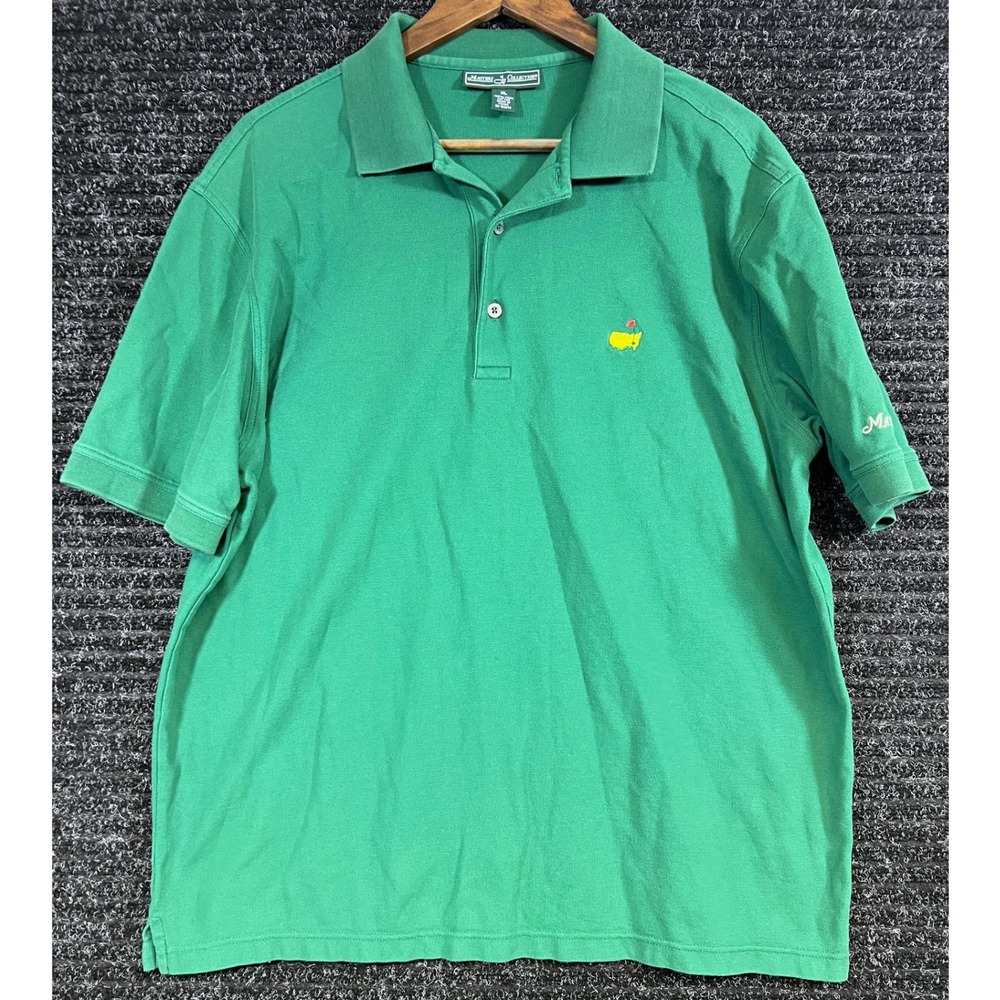 Masters Collection‎ Polo Shirt Golf Augusta National Pima Cotton Green XL
